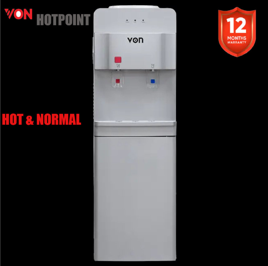 Brand new Von VADL2111S Hot & Normal Water Dispenser - Silver Hot water temperature >90°C Child lock for hot water