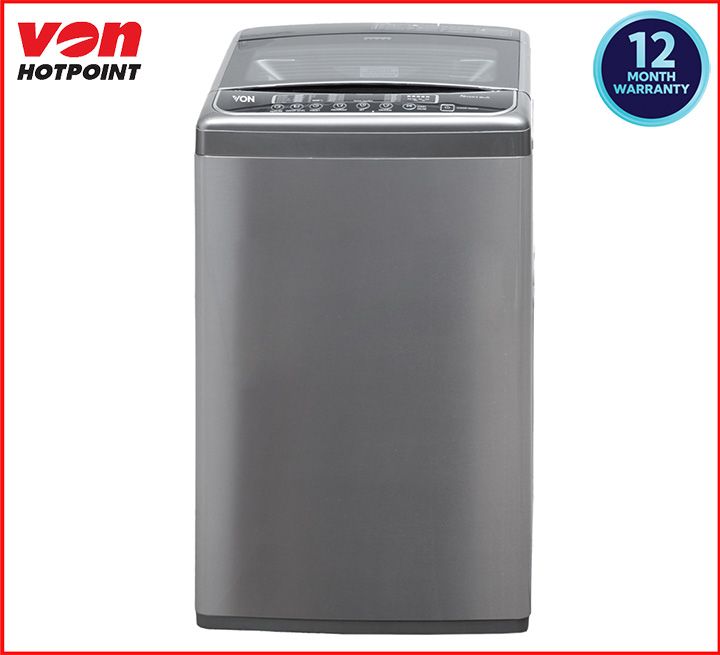 Von VALW-12TSX 12KG Top Load Washing Machine  645×595×1025mm, 12-month warranty, suitable for household laundry cleaning