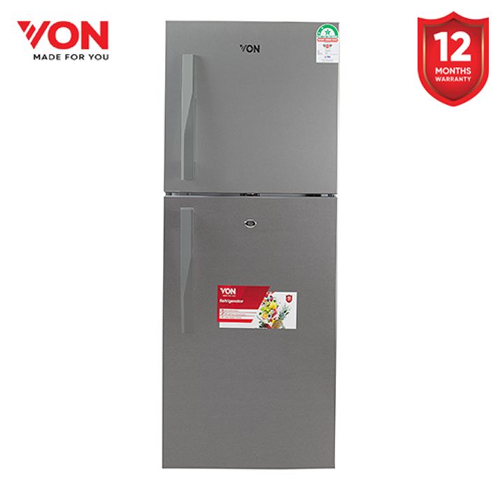Von Double Door Fridge VART-25NHS 220L independent temperature control large capacity meets multi-scene storage, ideal for daily family food storage and other needs