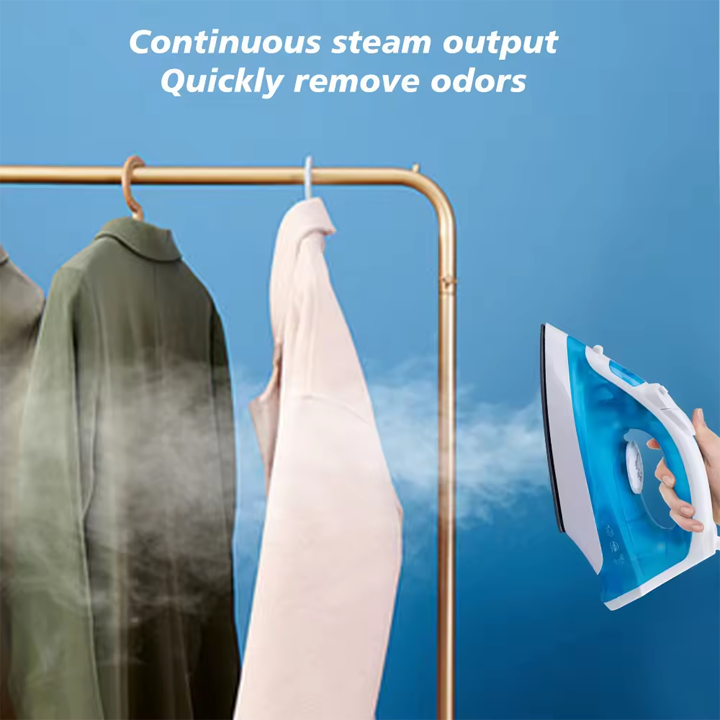 Von 1600W Steam Iron - Ceramic Soleplate, 54g/min Steam, Anti-Calc