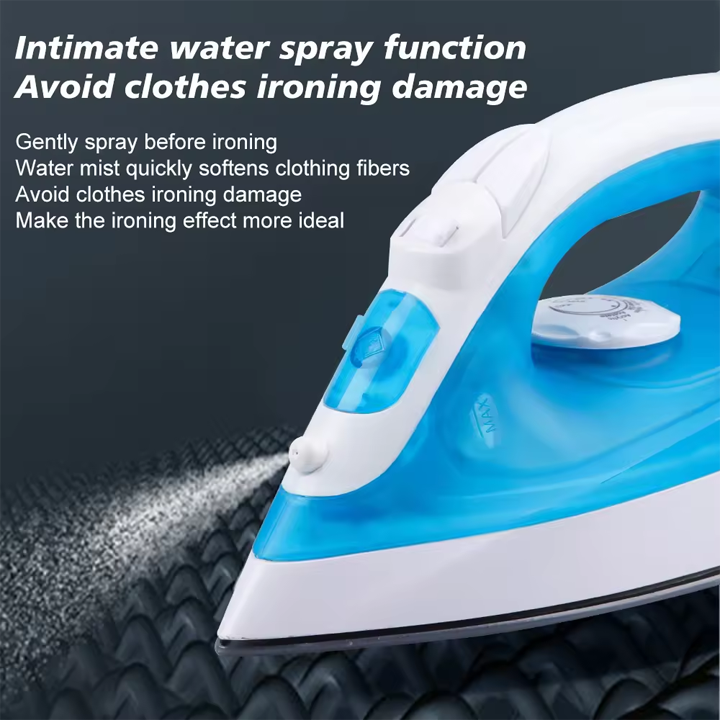 Von 1600W Steam Iron - Ceramic Soleplate, 54g/min Steam, Anti-Calc