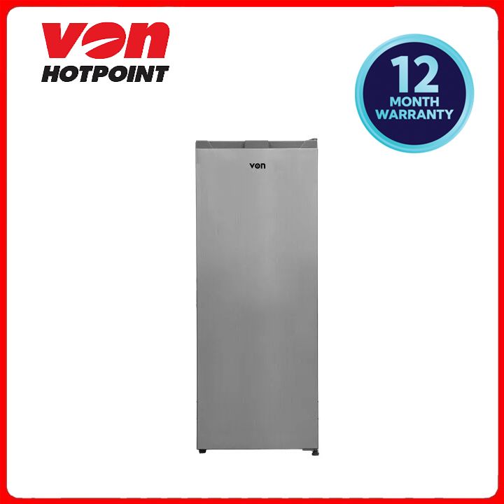 Von VARS-17DAS Single Door Fridge 168L- Silver