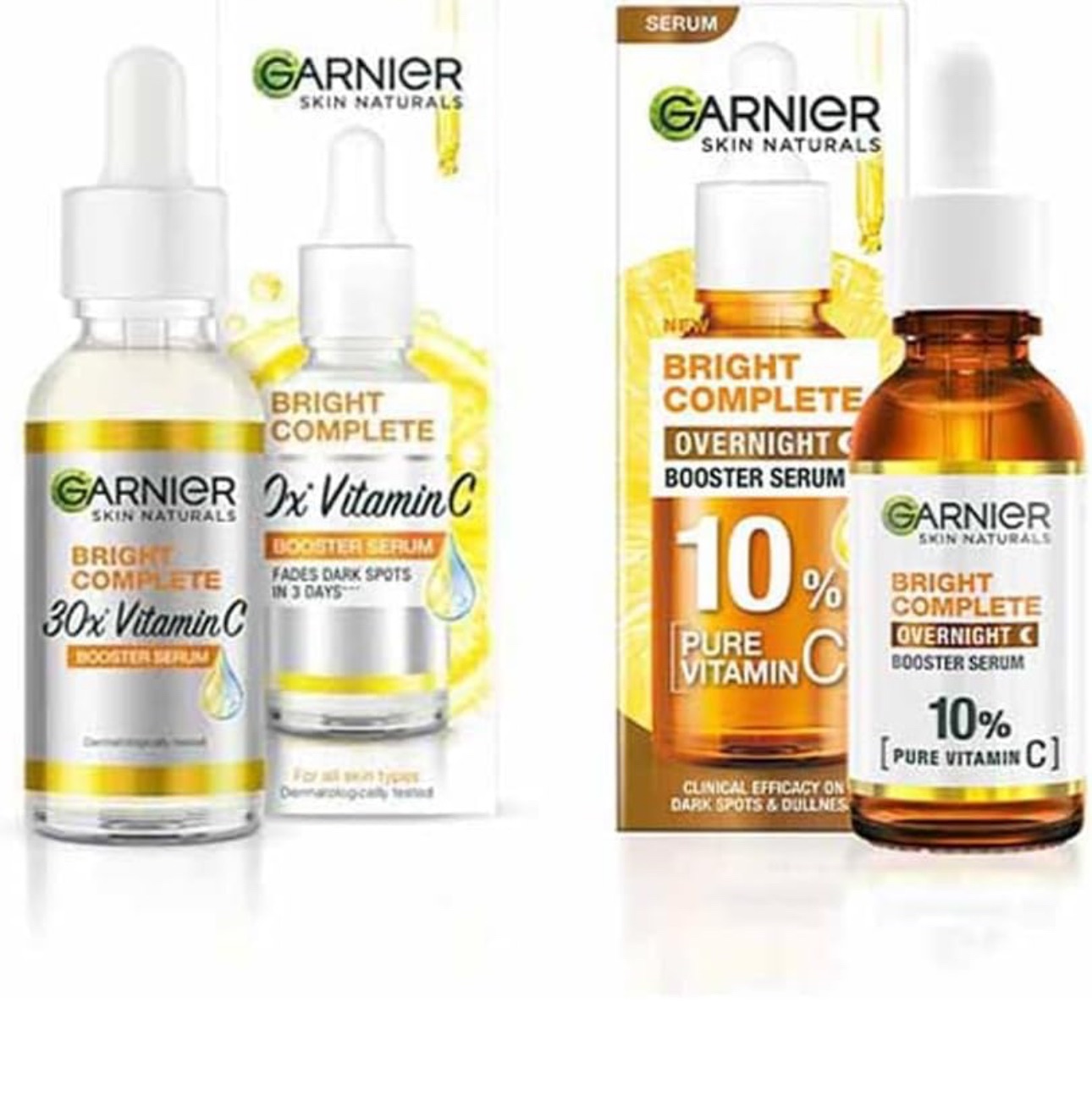 Garnier Bright Complete Vitamin C Daily routine