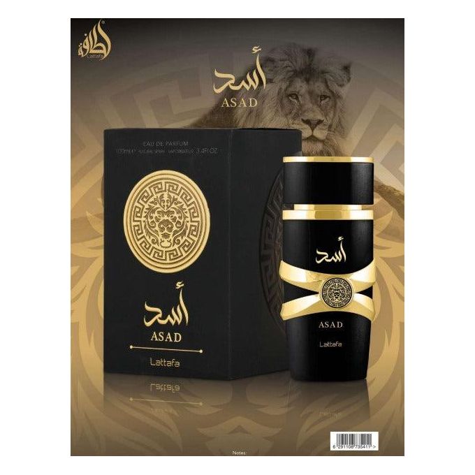 Lattafa Asad Perfume EDP Unisex Spray 100ml Asad by Lattafa Fragrance Eau de Parfum Suitable for Women and Men