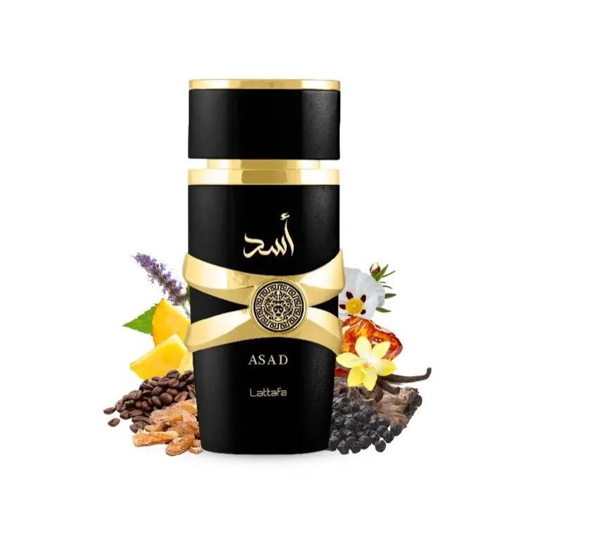 Lattafa Asad Perfume EDP Unisex Spray 100ml Asad by Lattafa Fragrance Eau de Parfum Suitable for Women and Men