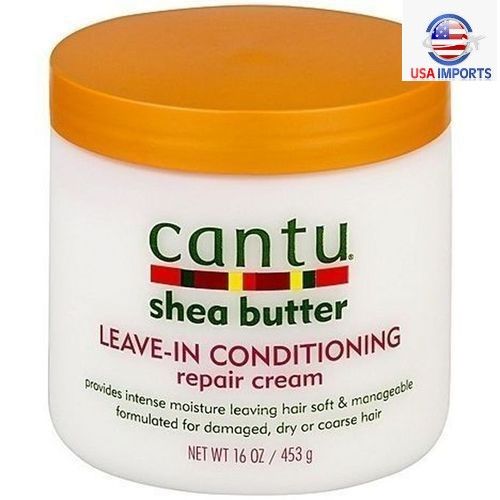 Cantu Sheer Butter Leave In Conditioning Repair Cream 453g ( Protects hair from damage)
