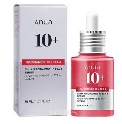 Anua Niacinamide 10 + TXA 4 Dark Spot Correcting Serum. Removes Dark Spots, Hyperpigmentation, Discolorations, Evens the skin tone, Face Acne Scars, Brightens & Moisturizes