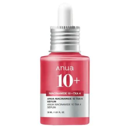Anua Niacinamide 10 + TXA 4 Dark Spot Correcting Serum. Removes Dark Spots, Hyperpigmentation, Discolorations, Evens the skin tone, Face Acne Scars, Brightens & Moisturizes