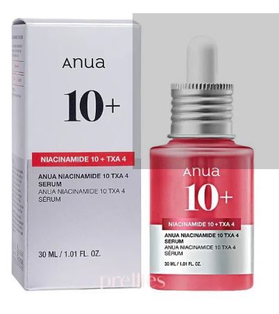 Anua Niacinamide 10 + TXA 4 Dark Spot Correcting Serum. Removes Dark Spots, Hyperpigmentation, Discolorations, Evens the skin tone, Face Acne Scars, Brightens & Moisturizes