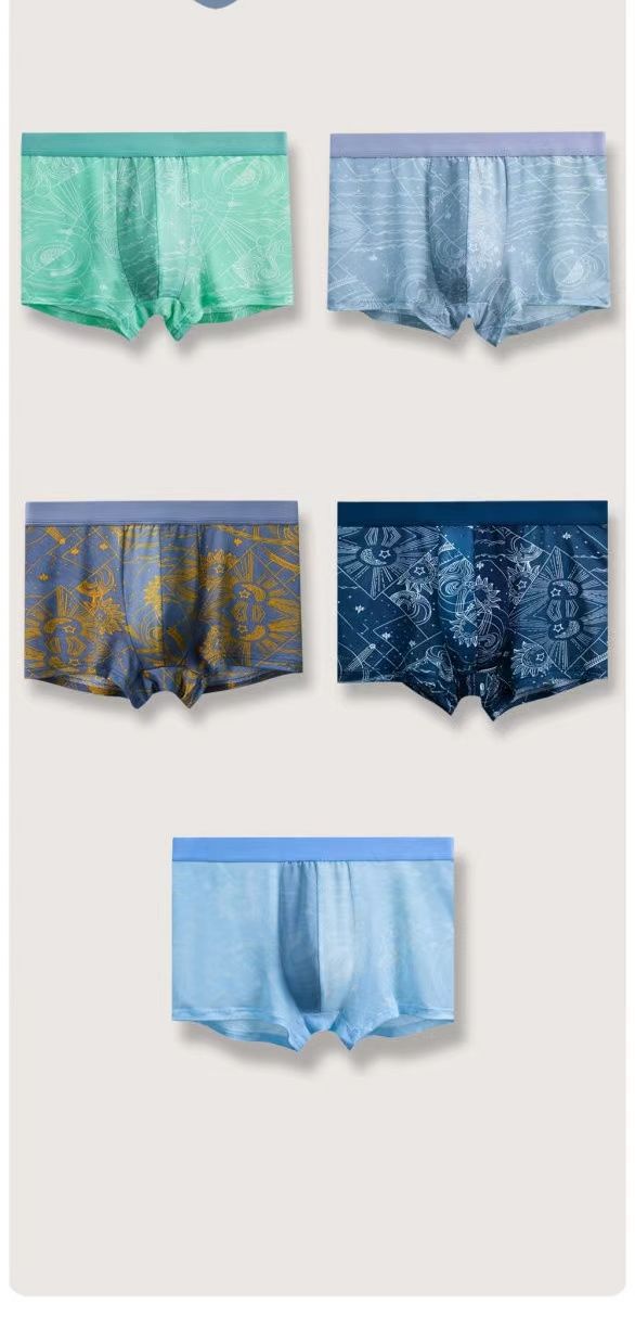 (5 Pack) Mens Boxer Sexy Underwear soft long boxershorts Cotton soft Underpants Male Panties 3D Pouch Shorts Under Wear Pants Short