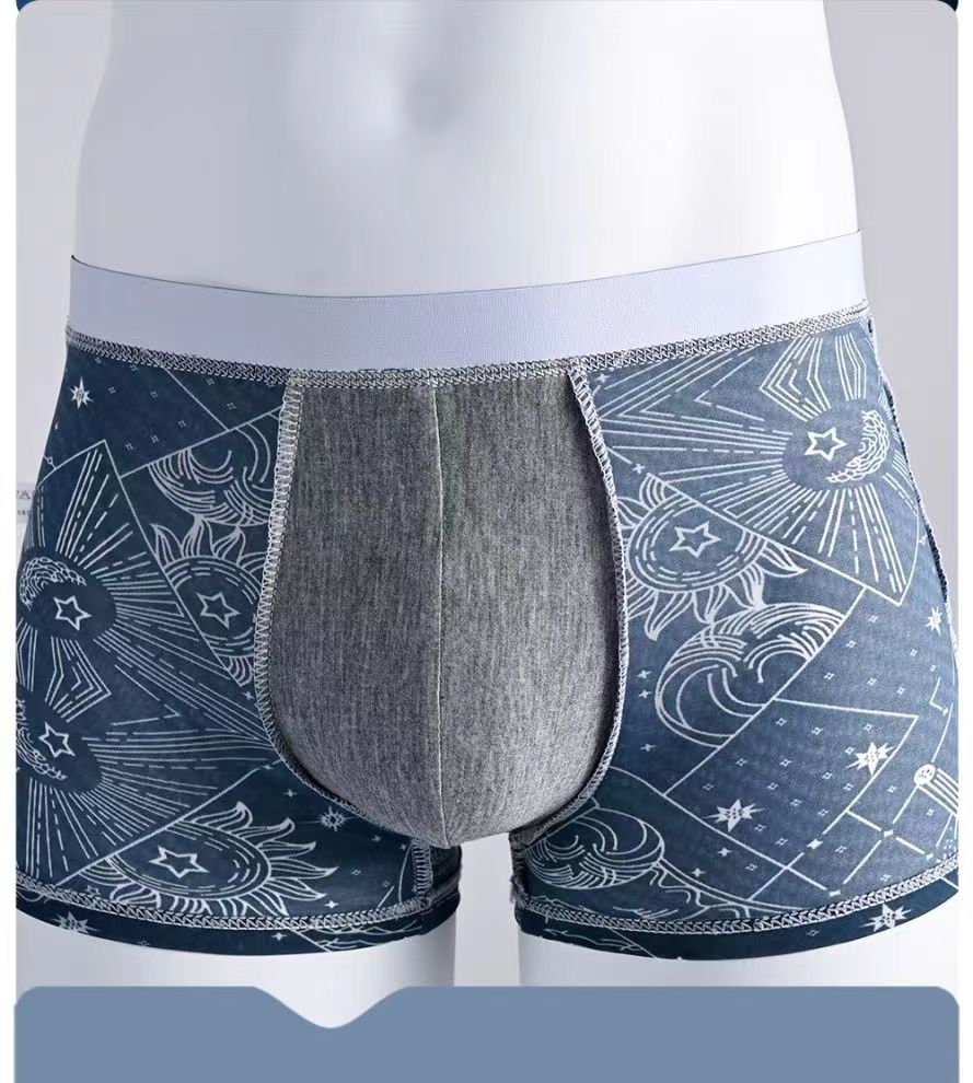 (5 Pack) Mens Boxer Sexy Underwear soft long boxershorts Cotton soft Underpants Male Panties 3D Pouch Shorts Under Wear Pants Short