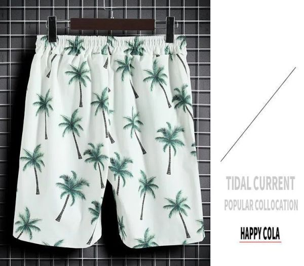 Beach Clothes For Men 2 Piece Set Quick Dry Hawaiian Shirt and Shorts Set Men Fashion Clothing Printing Casual Outfits Summer
