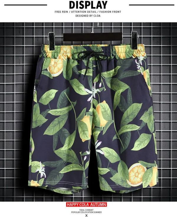 Beach Clothes For Men 2 Piece Set Quick Dry Hawaiian Shirt and Shorts Set Men Fashion Clothing Printing Casual Outfits Summer