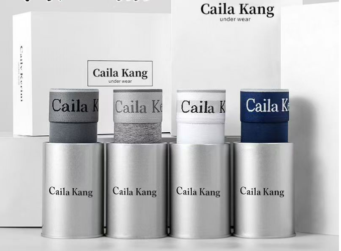 （4 packs） Men's Panties Cotton Thermal for Man Breathable Homme Sexy Soft Male Shorts Boxers