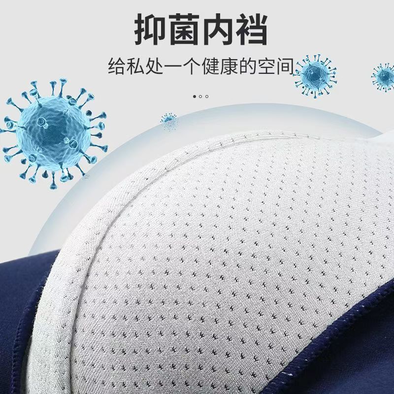 （4 packs） Men's Panties Cotton Thermal for Man Breathable Homme Sexy Soft Male Shorts Boxers