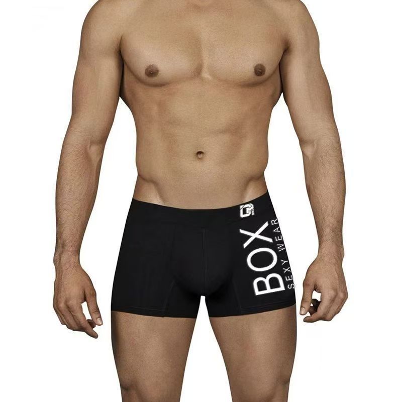 2-piece set Sexy Underwear Men Boxer Male Panties Cotton Soft Fashion Men Under Wear Lingerie Underpants 3D Pouch Shorts