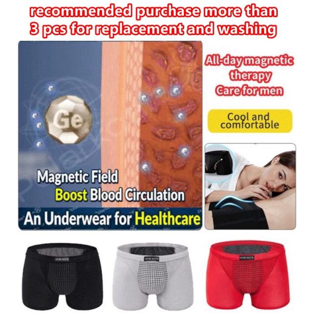 4-piece set Men Male Magnetic Health Magnet Underwear Boxer Shorts Men's Boxer Briefs Therapy Health