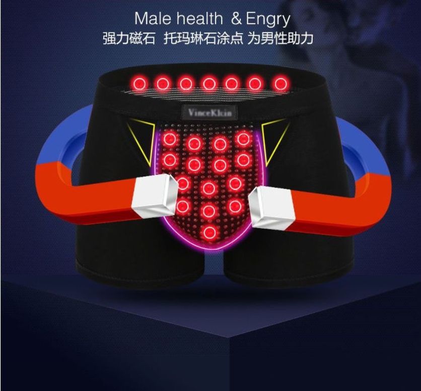 4-piece set Men Male Magnetic Health Magnet Underwear Boxer Shorts Men's Boxer Briefs Therapy Health
