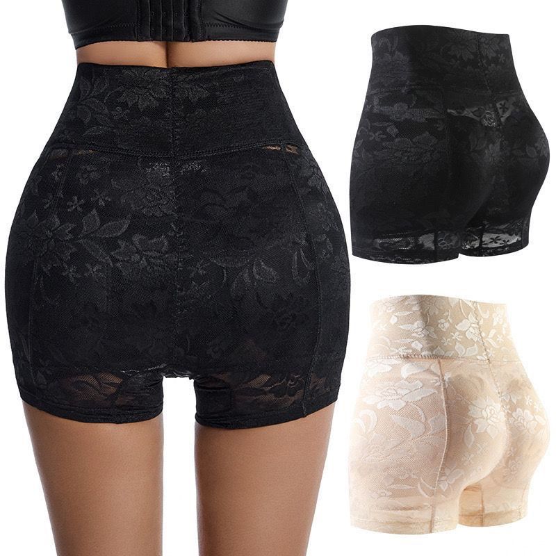 Women Sexy Push Up Padded Panties Lady Fake Ass Underwear Lace Padded Panties Buttock Shaper Butt Lifter Hip Enhancer Intimates