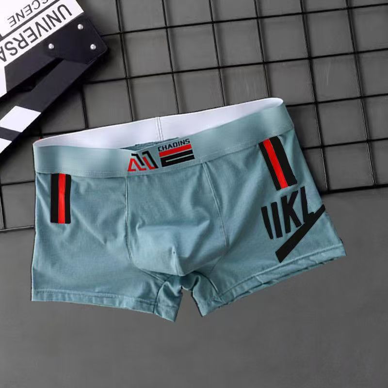 （3-piece set）Mens Boxer Sexy Underwear Soft Long Boxershorts Cotton Underpants Male Panties 3D Pouch Shorts Under Wear Pants Short M-3XL