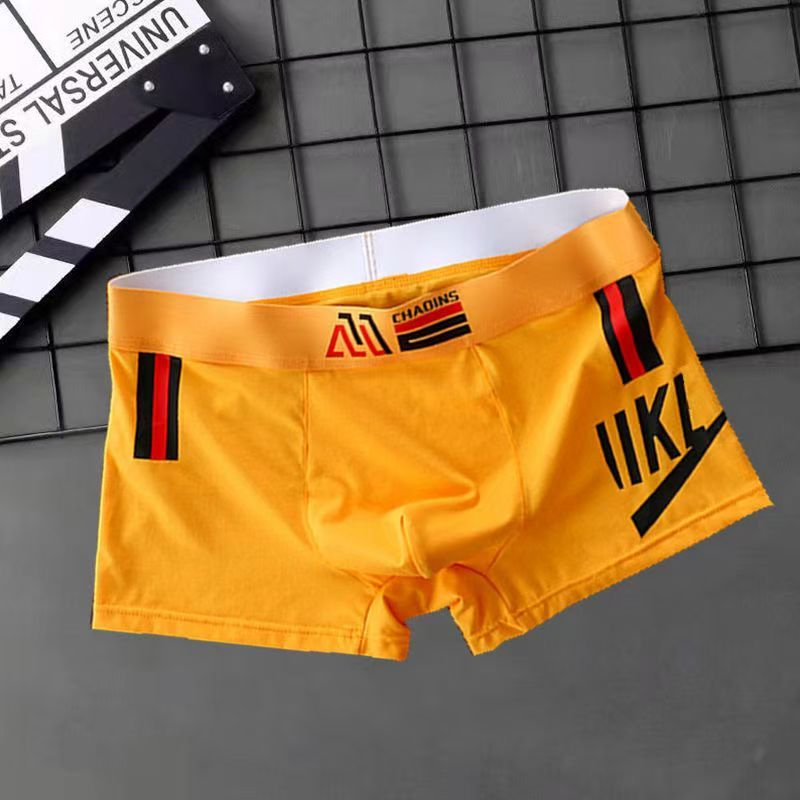 （3-piece set）Mens Boxer Sexy Underwear Soft Long Boxershorts Cotton Underpants Male Panties 3D Pouch Shorts Under Wear Pants Short M-3XL
