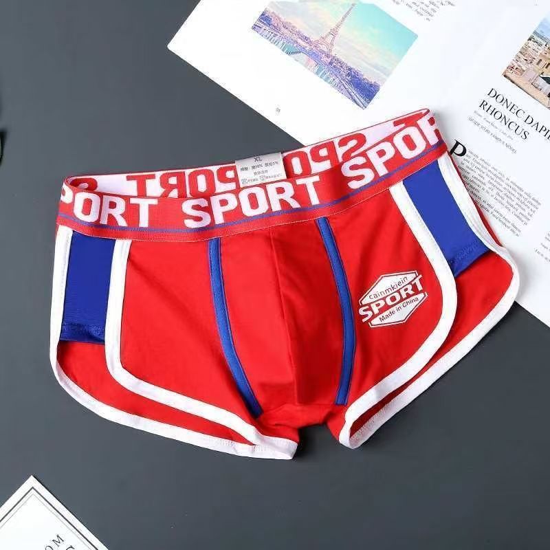 3pcs Male Panties Cotton Men's Underwear Boxers Breathable Man Boxer Solid Underpants Comfortable Brand Shorts men underwear