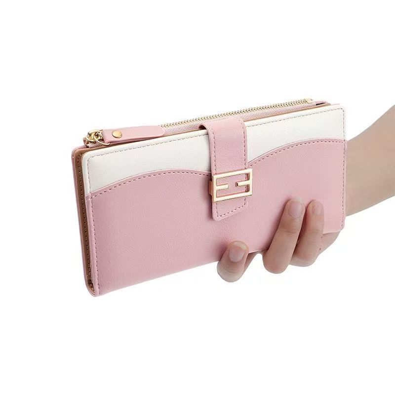 Womens Zipper Wallets PU Leather Ladies Purses Lady Coin Pocket Long Wallet Female Clutch Bag For Women Gift