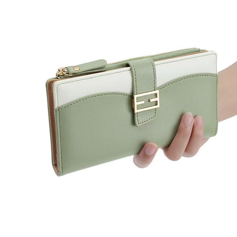 Womens Zipper Wallets PU Leather Ladies Purses Lady Coin Pocket Long Wallet Female Clutch Bag For Women Gift