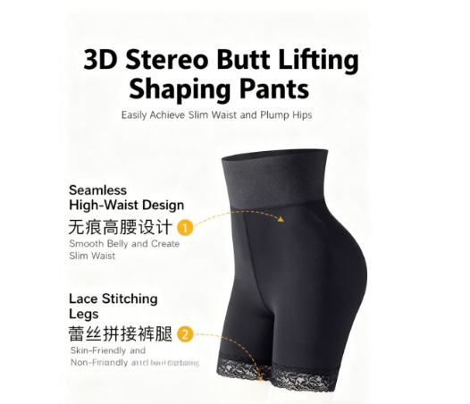 Butt Lifter Shaper Women Ass Padded Panties Slimming Underwear Body Shaper Butt Enhancer Sexy Tummy Control Panties