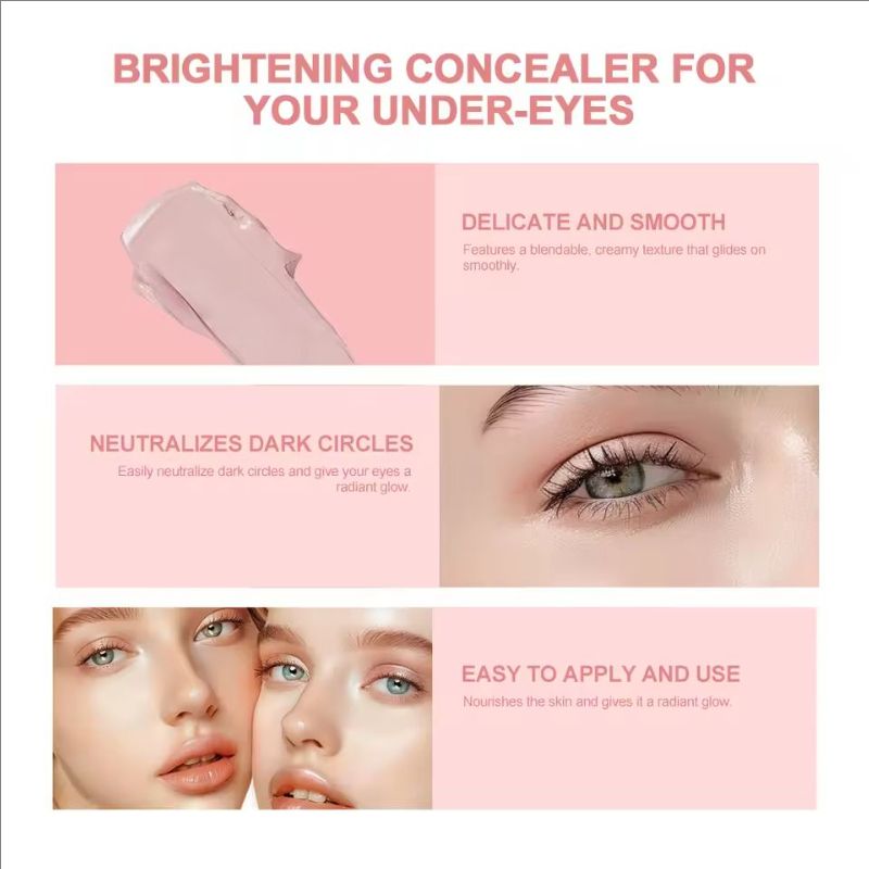 Eye Brightening Concealer To Mask Dark Circles Under Eye Law Fine Lines Are Suitable For European USA Girls Eye Cosmetics