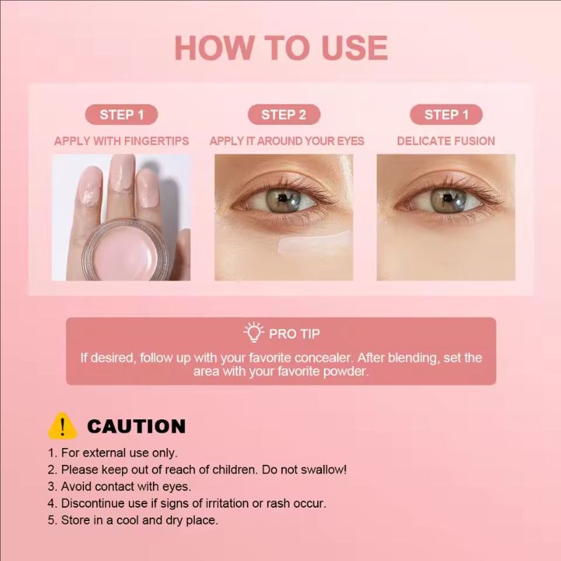 Eye Brightening Concealer To Mask Dark Circles Under Eye Law Fine Lines Are Suitable For European USA Girls Eye Cosmetics