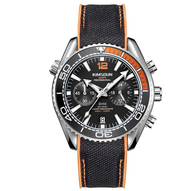 Men's Watch Waterproof Quartz Watch High end Watch Multi functional Timing Men's Watch