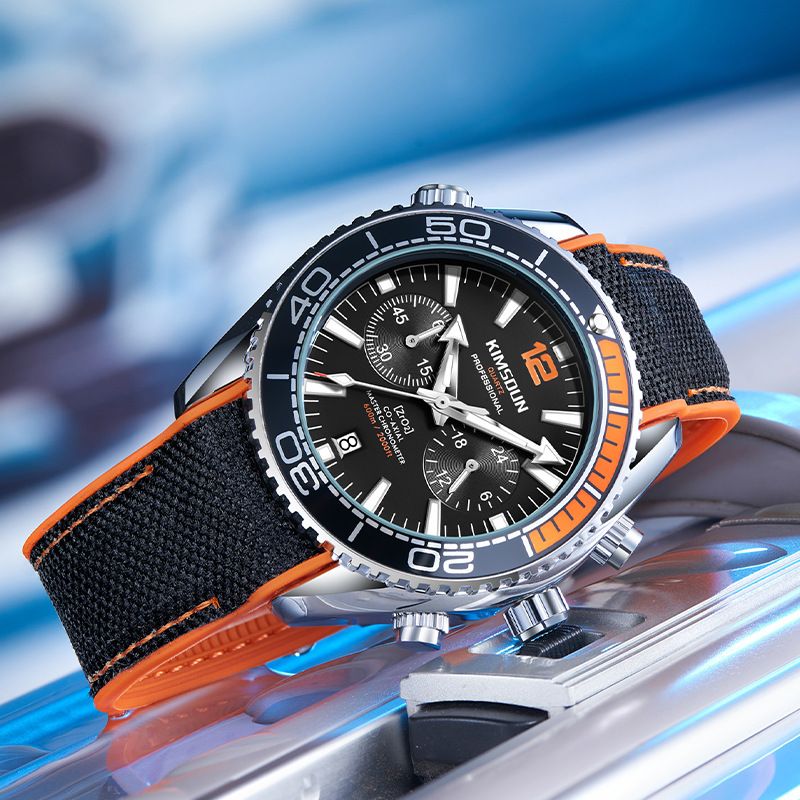 Men's Watch Waterproof Quartz Watch High end Watch Multi functional Timing Men's Watch