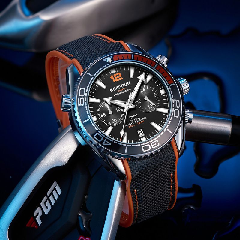 Men's Watch Waterproof Quartz Watch High end Watch Multi functional Timing Men's Watch