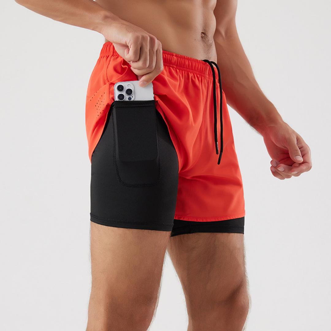 Sportswear Short Trousers for Man Quick DryRunning Pants Marathon Breathable Durable Boys Fashion Clothes