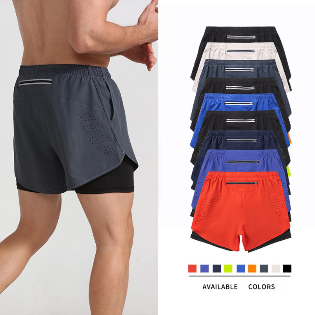 Sportswear Short Trousers for Man Quick DryRunning Pants Marathon Breathable Durable Boys Fashion Clothes