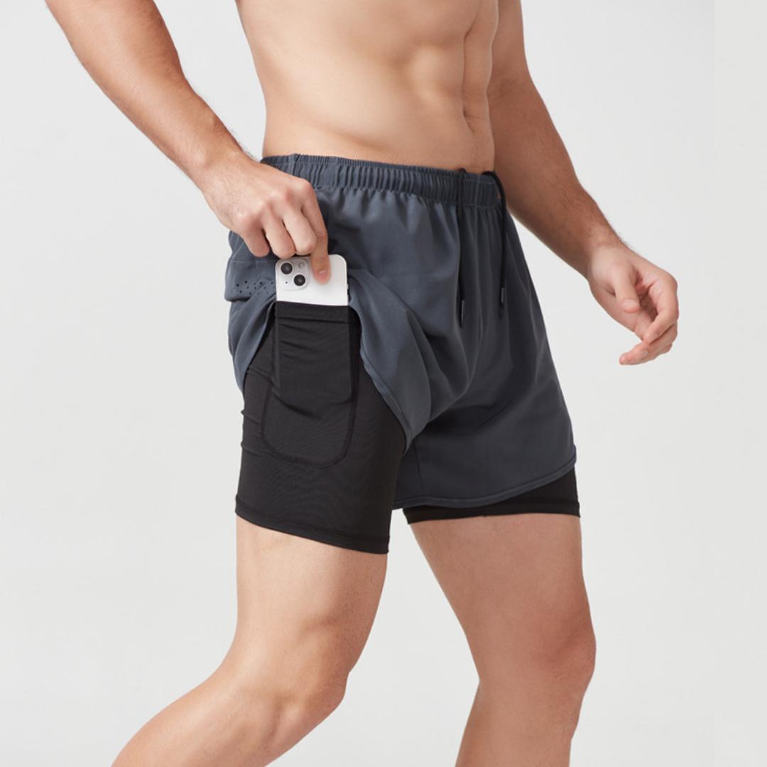 Sportswear Short Trousers for Man Quick DryRunning Pants Marathon Breathable Durable Boys Fashion Clothes