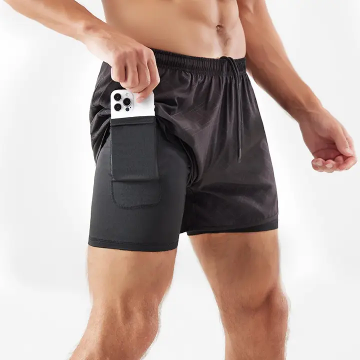 Sportswear Short Trousers for Man Quick DryRunning Pants Marathon Breathable Durable Boys Fashion Clothes