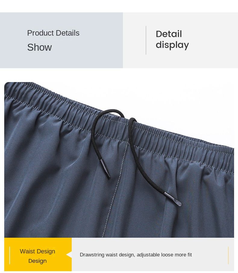 Sportswear Short Trousers for Man Quick DryRunning Pants Marathon Breathable Durable Boys Fashion Clothes