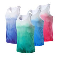 Quick Drying Sport T-shirt Man Fashion Sleeveless Top Summer Wear Marathon Advanced Racing Tank Boys Top Clothes Fitness Tank Top Track and Field Training Clothing Breathable  Top