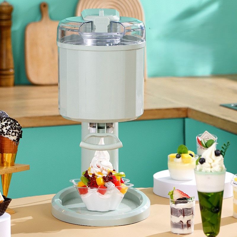 Ice Cream Machine Small homemade fully automatic household mini fruit ice cream machine, children's DIY cone ice cream machine