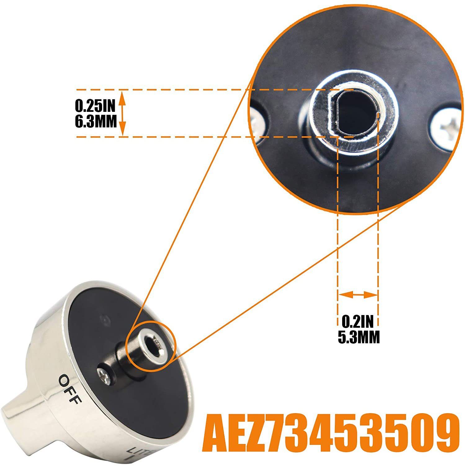 Knobs and Hand Wheels Oven Stove Component AEZ73453509 suitable for AEZ72909008 accessories