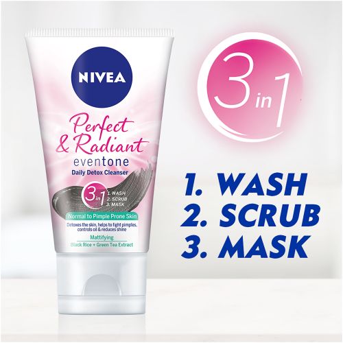 Nivea Perfect & Radiant Eventone 3in 1 Daily Detox Cleanser