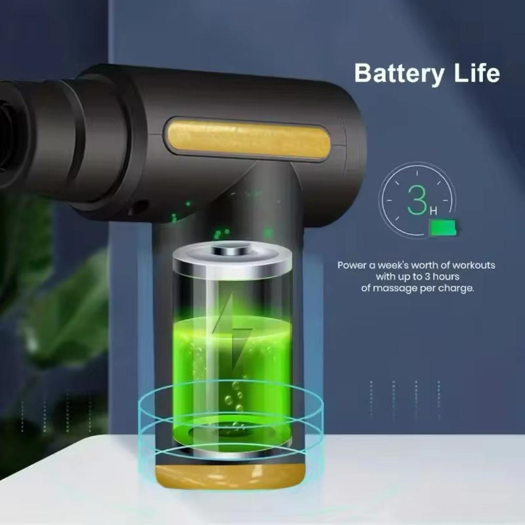 USB mini massage gun fascial machine muscle relaxation gun vibrating gun rod massage fitness equipment neck facial gun