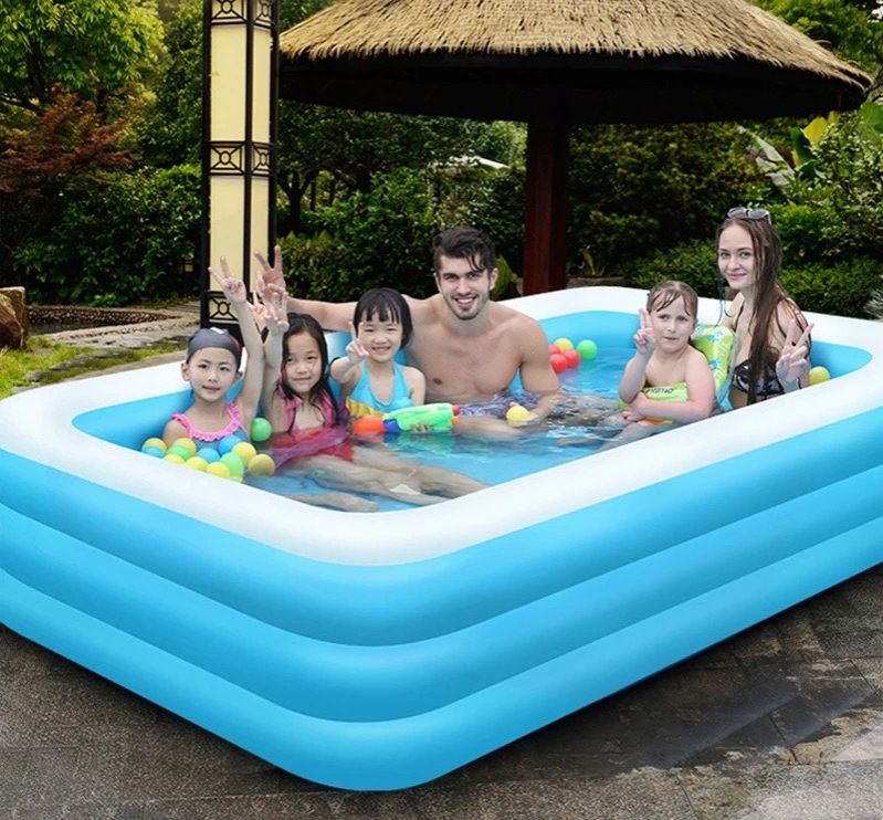 Food grade environmental protection PVC inflatable swimming pool for babies children and adults