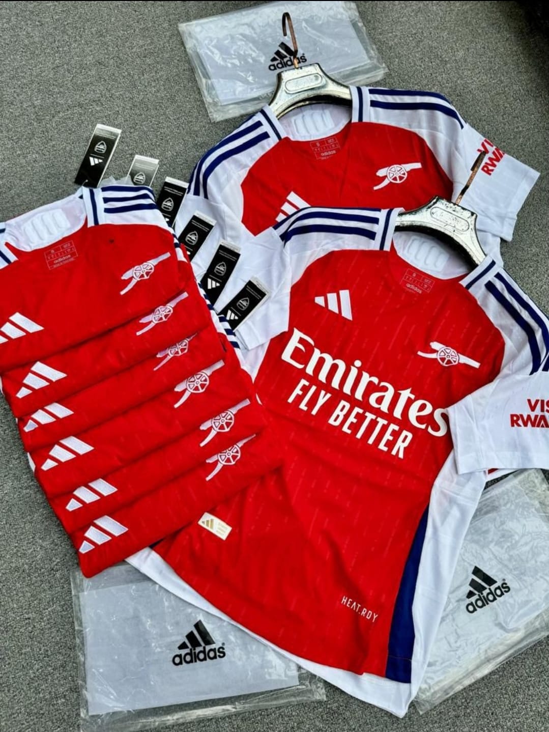 Arsenal Home Jersey Player's Version Original 24/25 Season Men's Clothing Tops T-Shirts