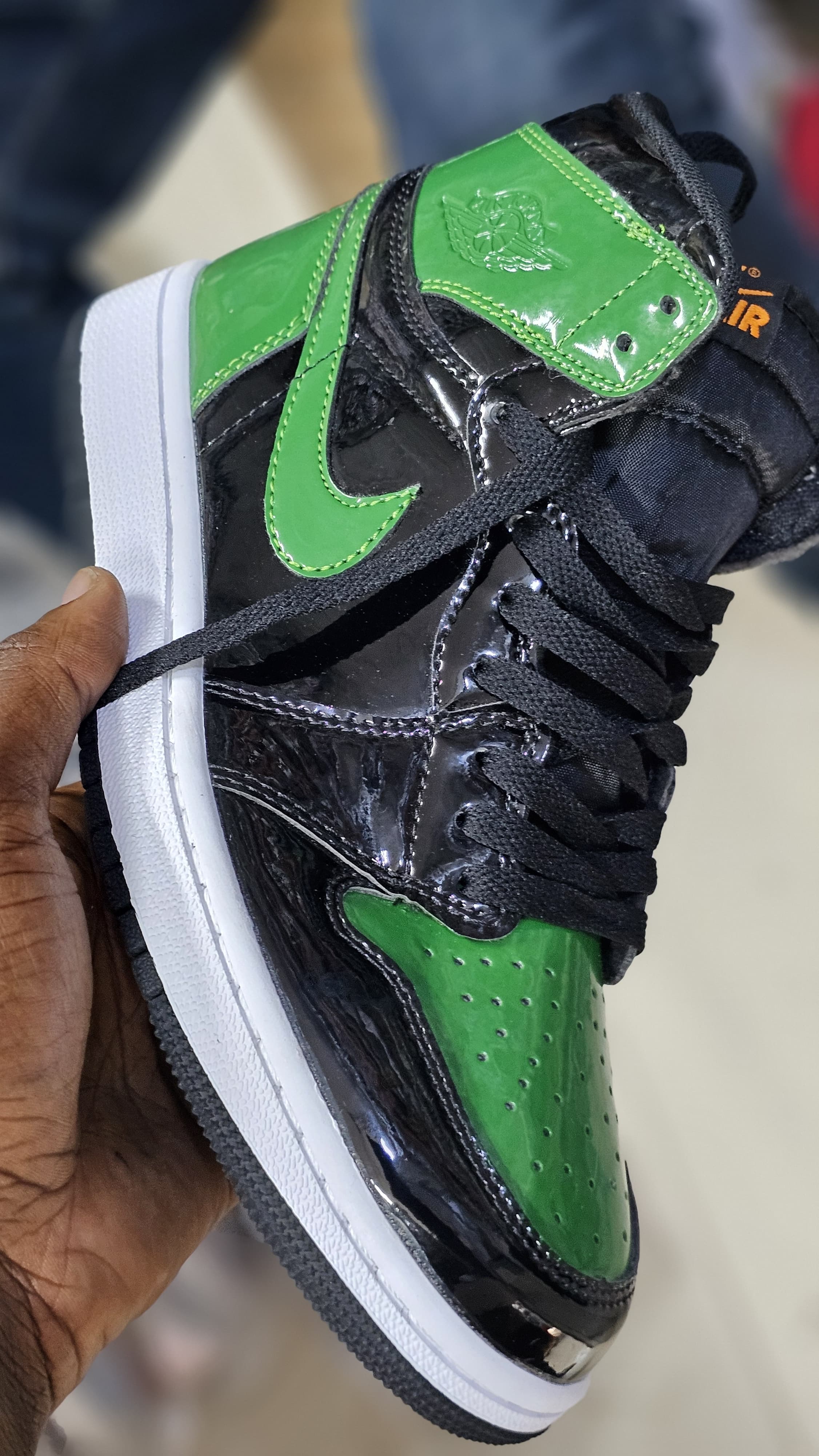 Black friday J1 high cut wetlook UNISEX  Men's Shoes Sneakers