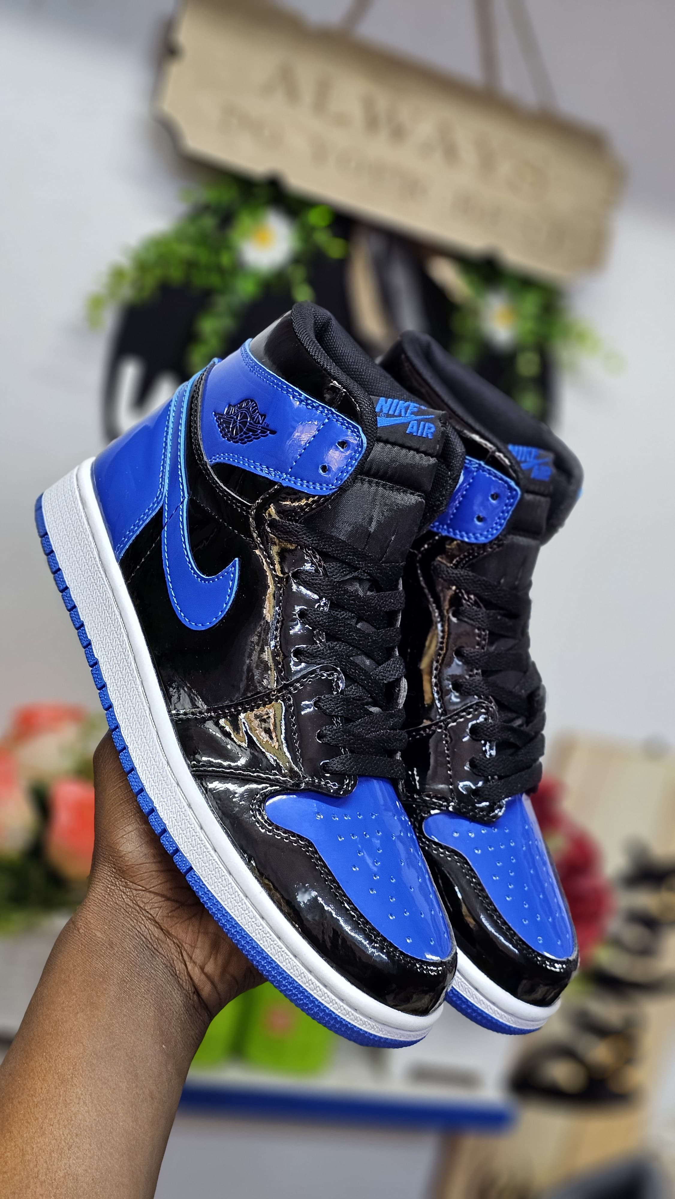 Black friday J1 high cut wetlook UNISEX  Men's Shoes Sneakers