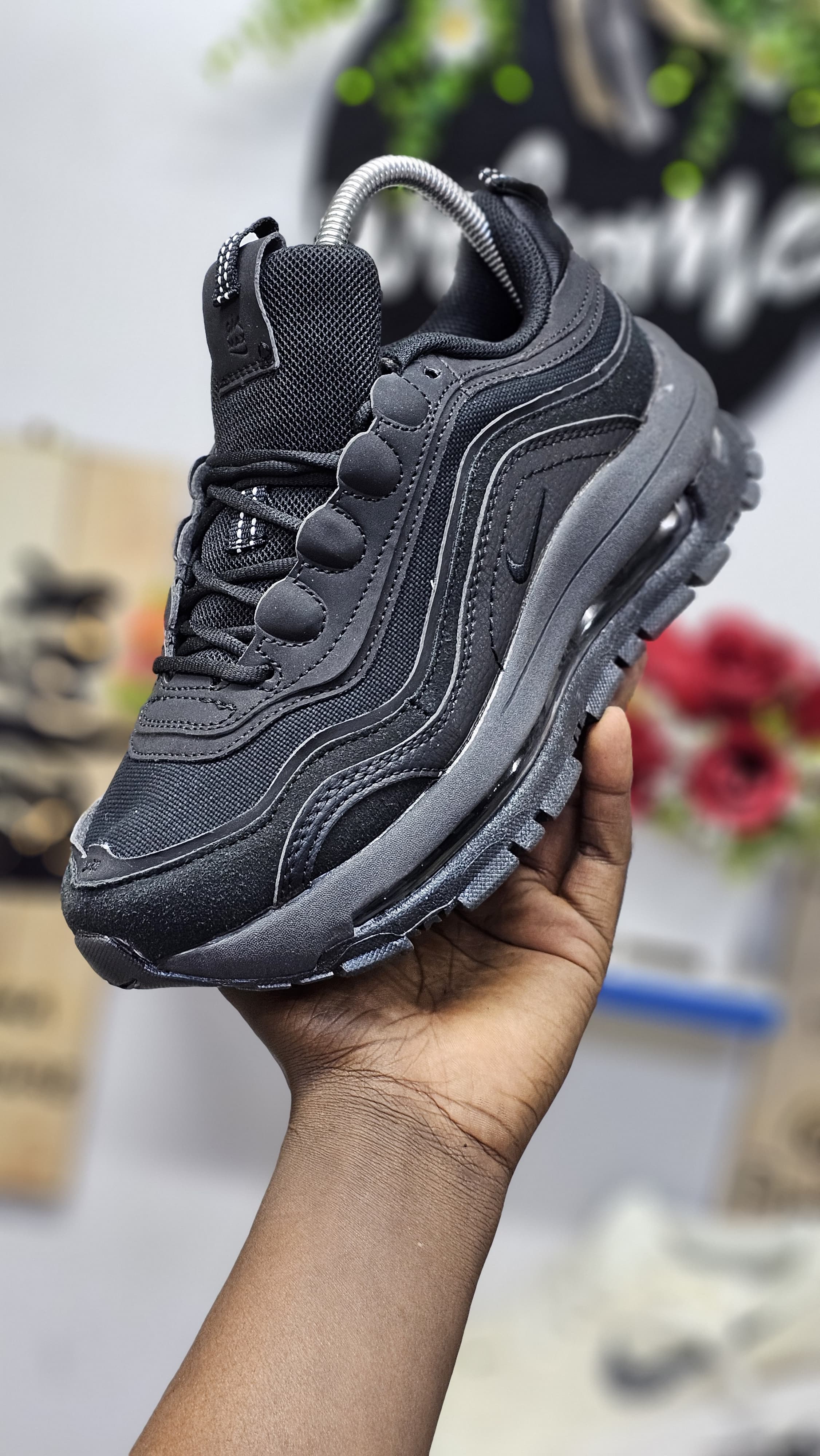 Black Friday Airmax 97 triple black futura Men's Shoes Sneakers