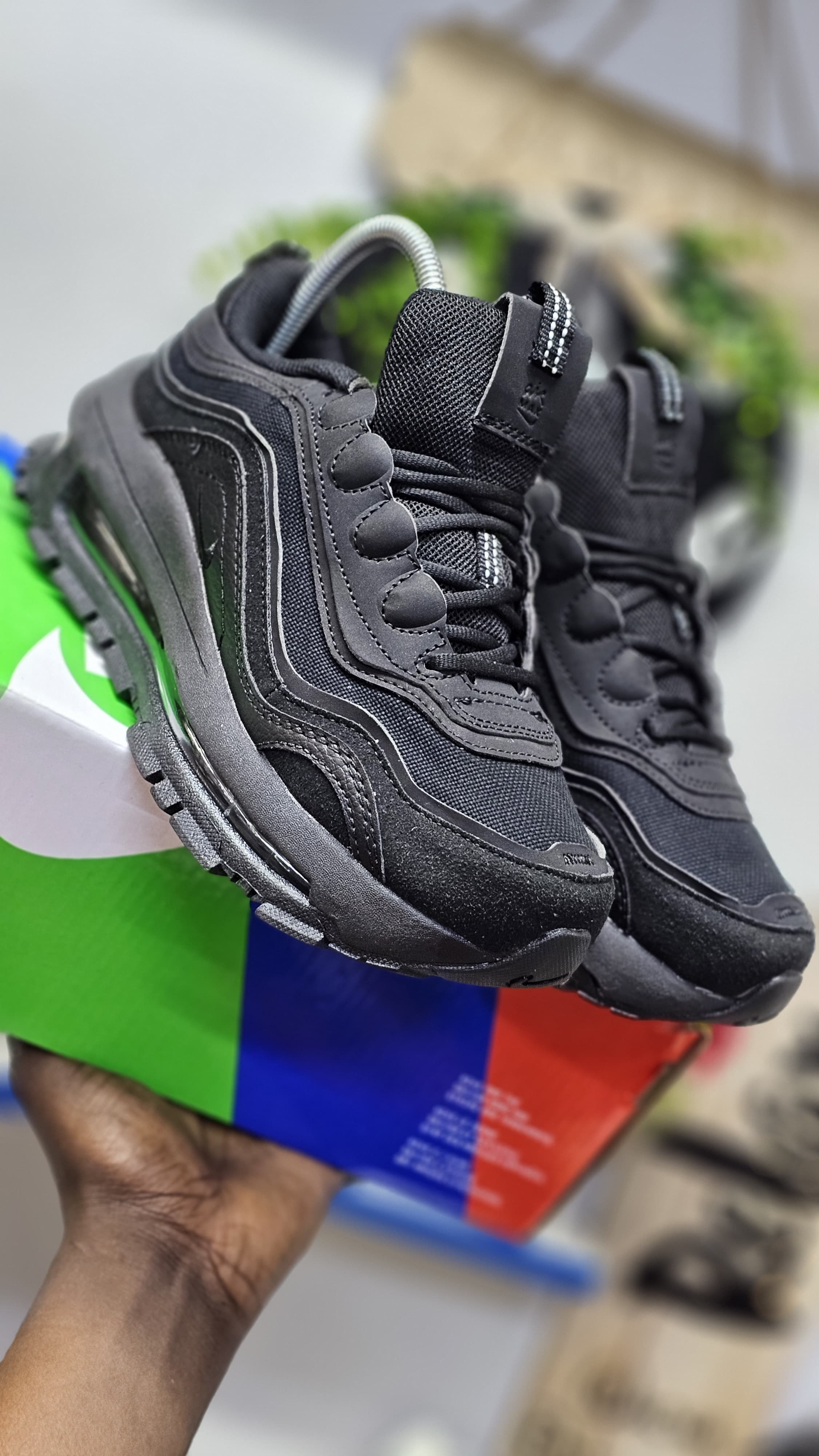 Black Friday Airmax 97 triple black futura Men's Shoes Sneakers